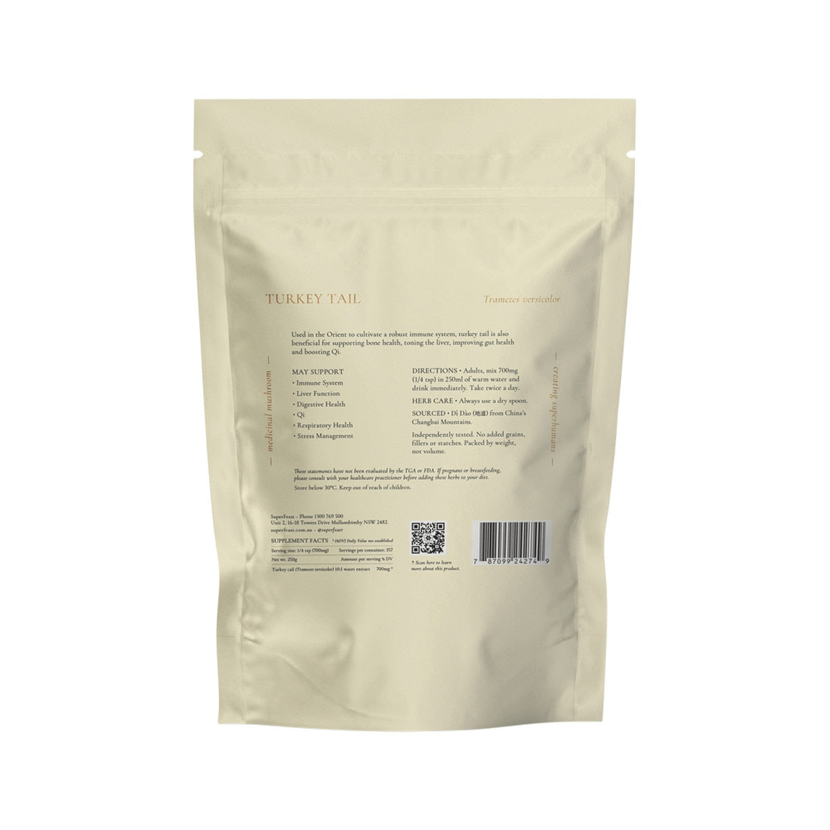 Superfeast Turkey Tail 250g