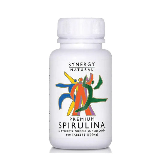 SYNERGY ORGANIC Spirulina Tablets (500mg) 100 SYNERGY ORGANIC