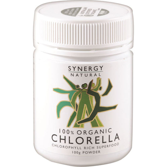 Synergy Natural Organic Chlorella Powder 100g - Cutprice Online