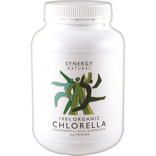 Synergy Natural Organic Chlorella Powder 1kg - Cutprice Online