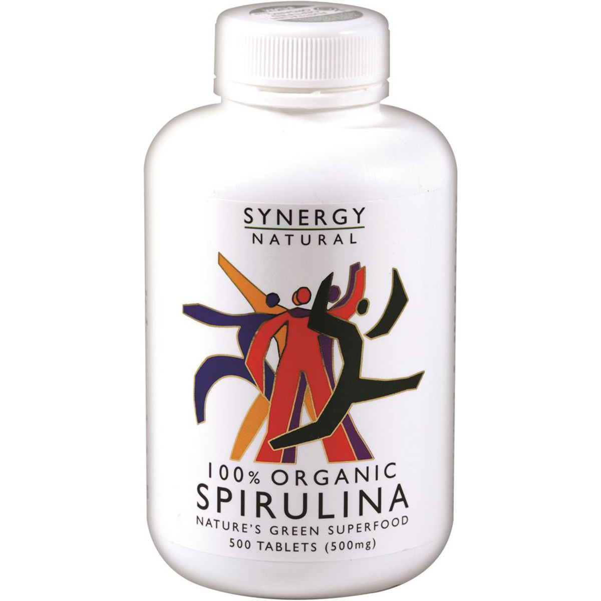 Synergy Natural Organic Spirulina 500mg 500t - Cutprice Online