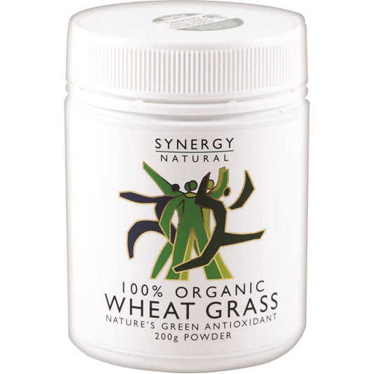 Synergy Natural Organic Wheat Grass Powder 200g - Cutprice Online