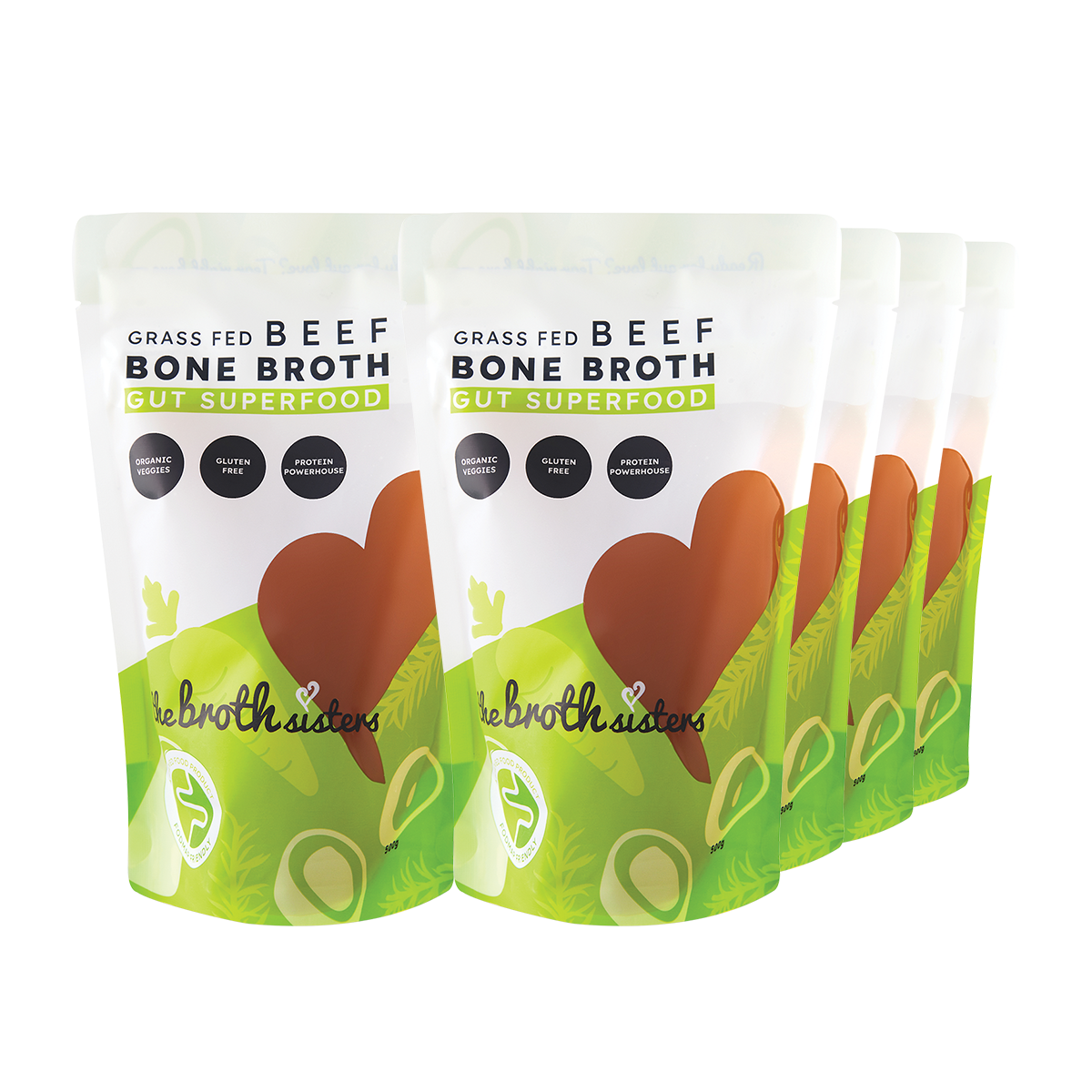 The Broth Sisters Beef Bone Broth 500ml x 8 Pack
