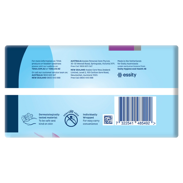 Tena Pads Mini Plus Long Length Pads 16PK - Cutprice Online