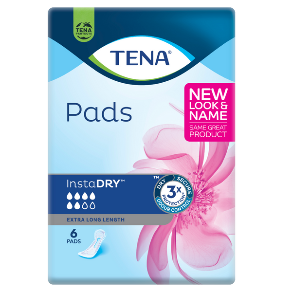 TENA PAD MAXI INSTADRY 6PK - Cutprice Online