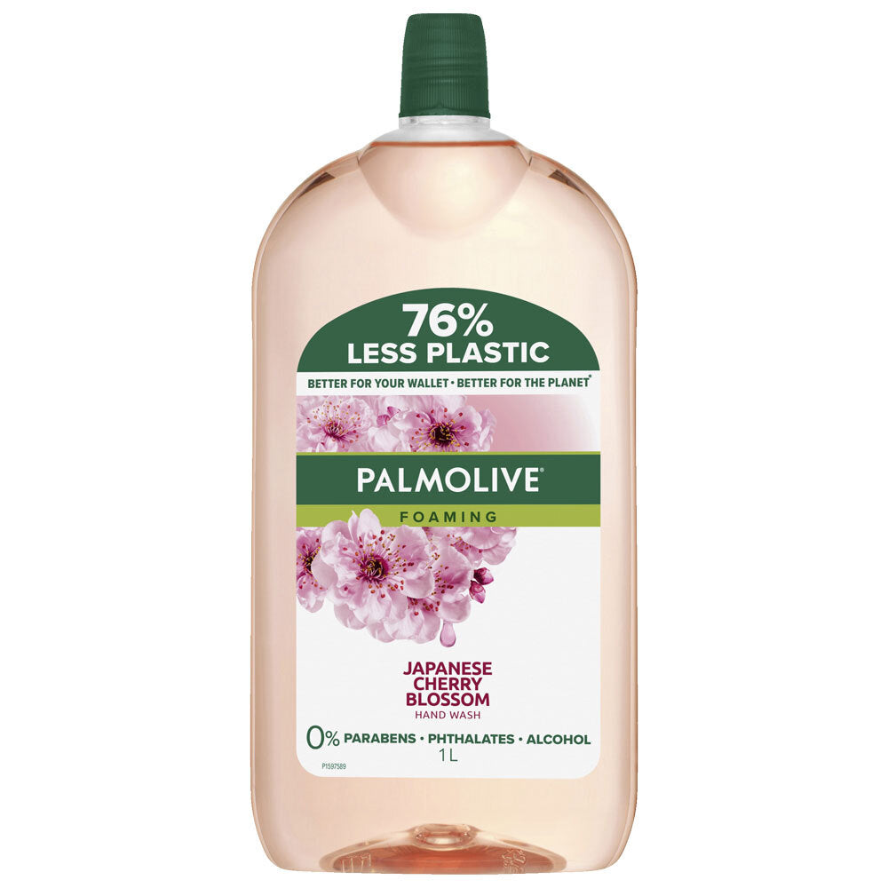 Palmolive Foaming Hand Wash Soap Japanese Cherry Blossom Refill & Save 1 Litre - Cutprice Online