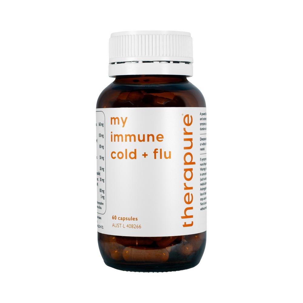 Therapure My Immune Cold + Flu 60 Capsules - Cutprice Online