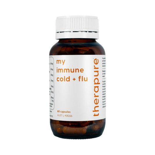 Therapure My Immune Cold + Flu 60 Capsules - Cutprice Online