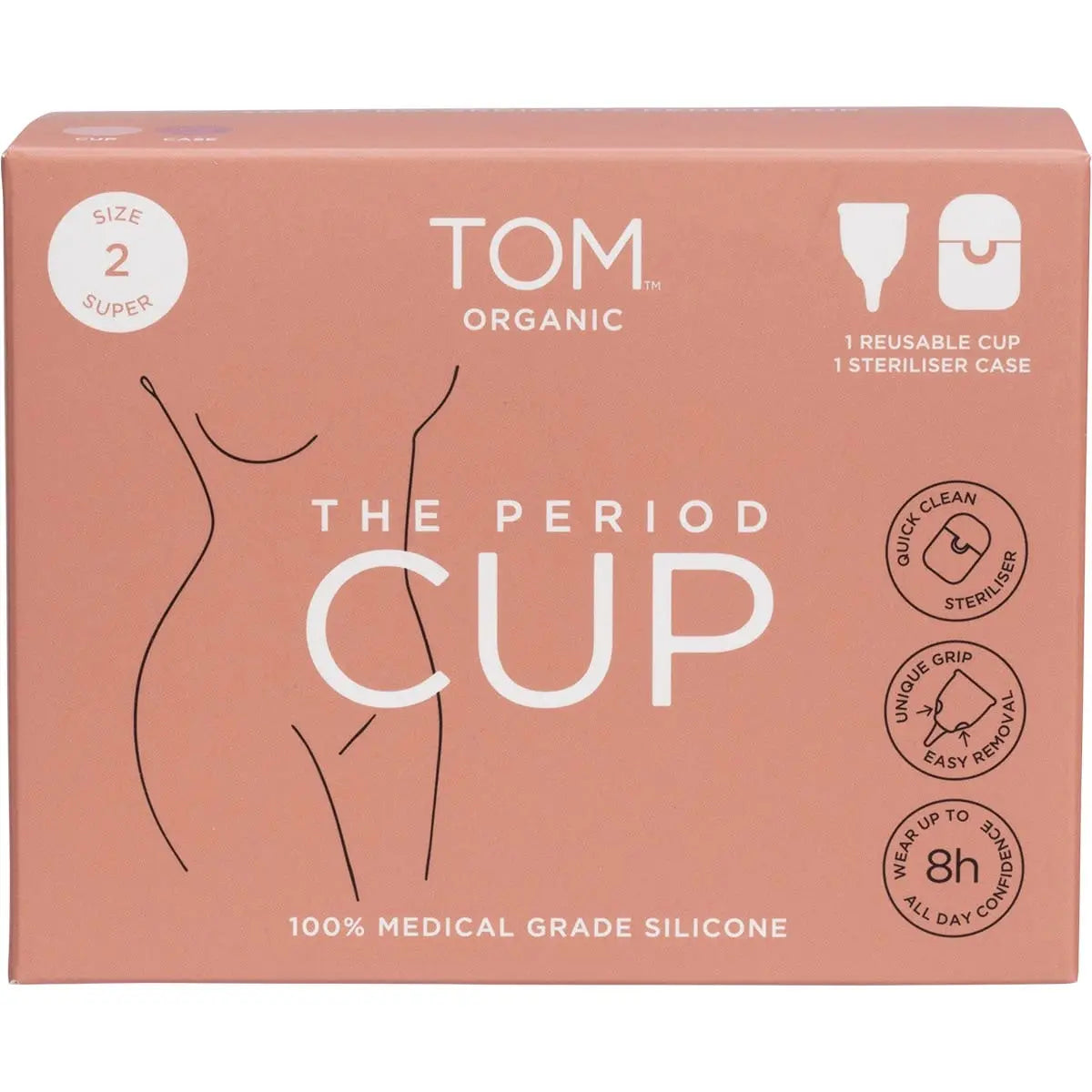 TOM ORGANIC The Period Cup Size 2 - Super 1 TOM ORGANIC