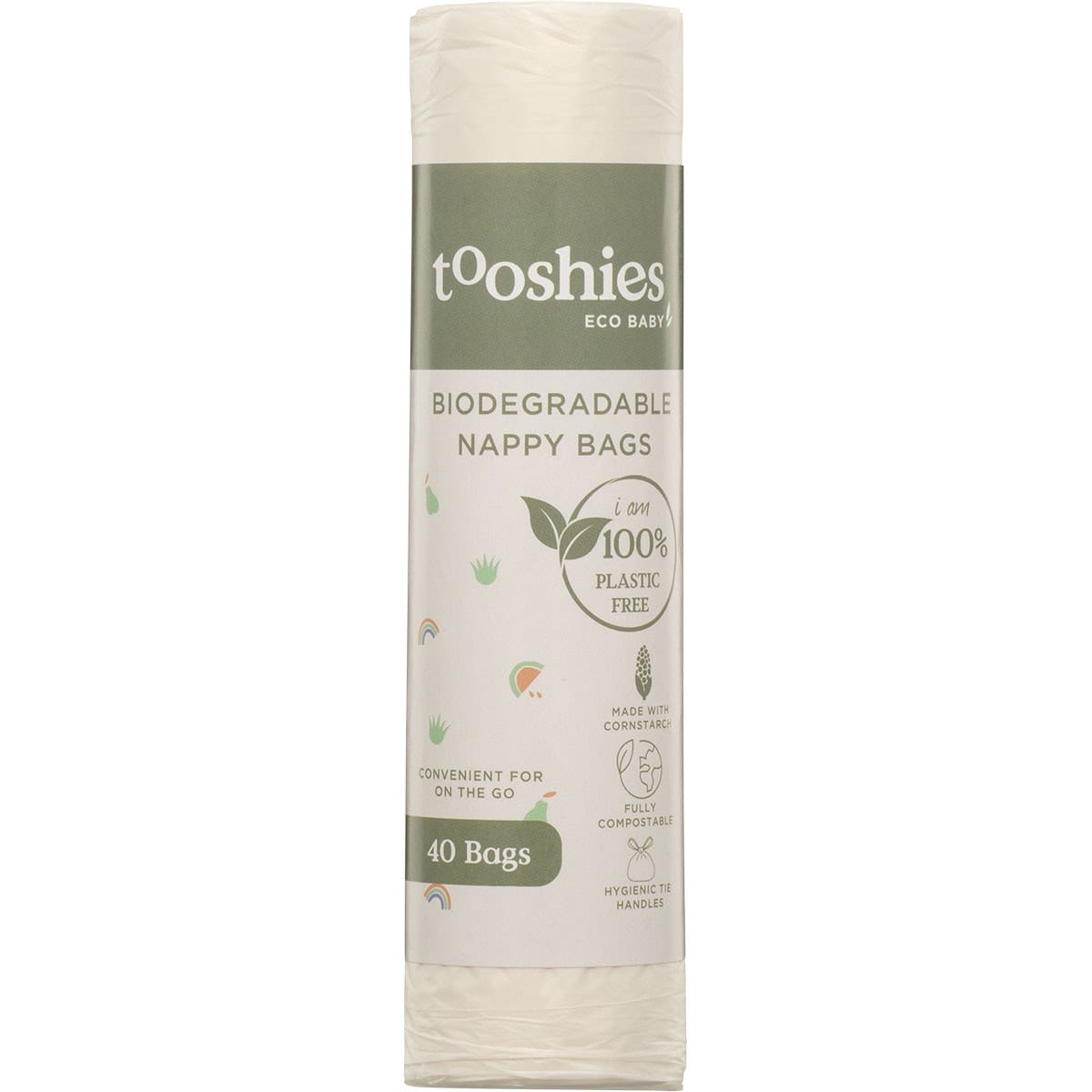 Tooshies Biodegradable Nappy Bags 40pk - Cutprice Online