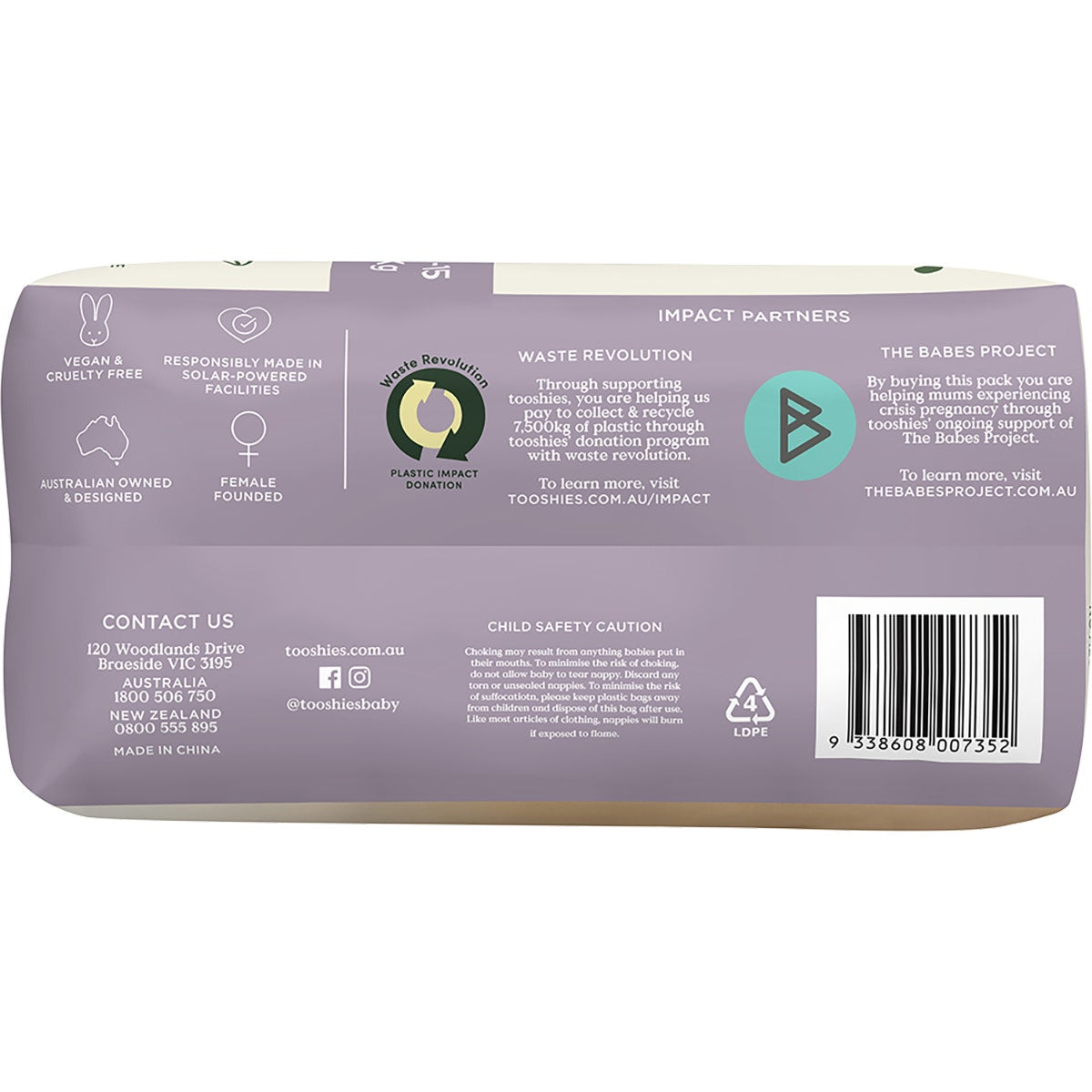 Tooshies Eco Nappies Size 4 Toddler 10-15kg 36pk - Cutprice Online