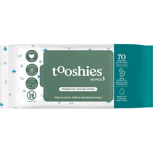 Tooshies Probiotic Water Wipes 70pk - Cutprice Online
