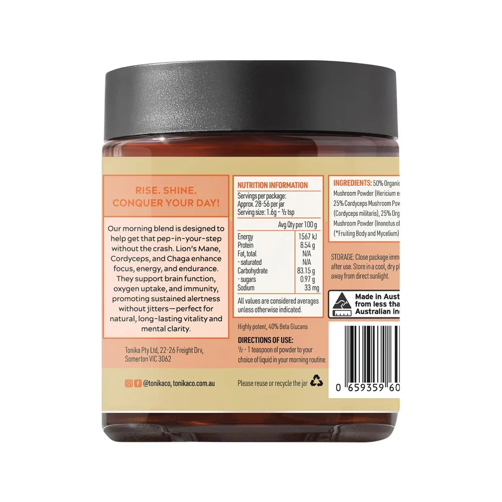 Tonika Wake Organic Adaptogen Powder 90g - Cutprice Online