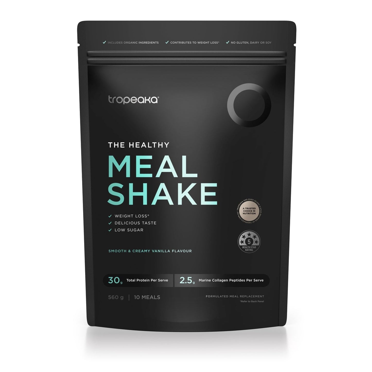 Tropeaka Meal Shake Smooth & Creamy Van 560g - Cutprice Online