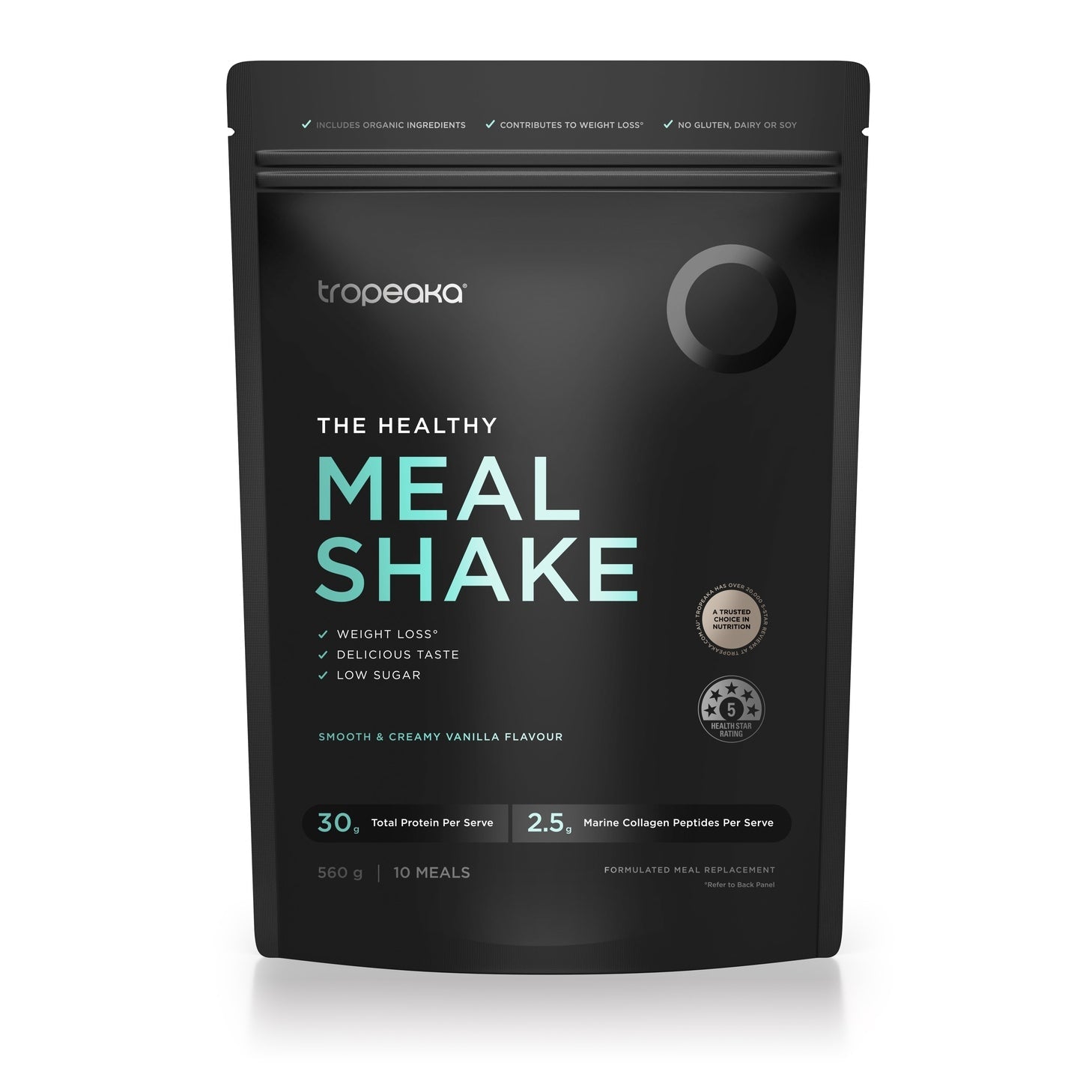 Tropeaka Meal Shake Smooth & Creamy Van 560g - Cutprice Online