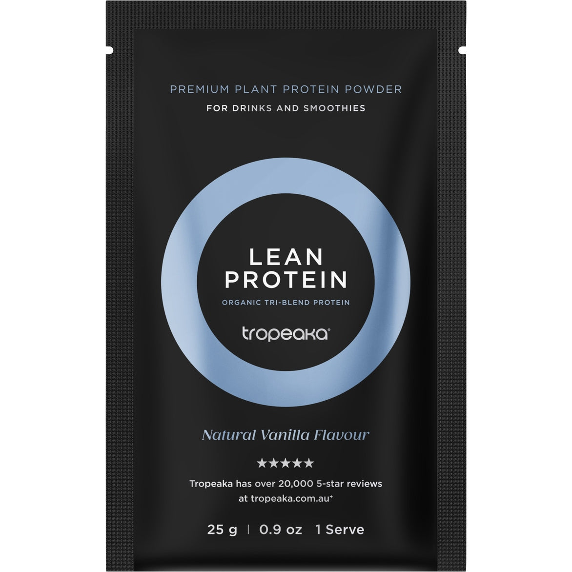 Tropeaka Lean Protein Vanilla Sachets 25g(Pack of 12) - Cutprice Online
