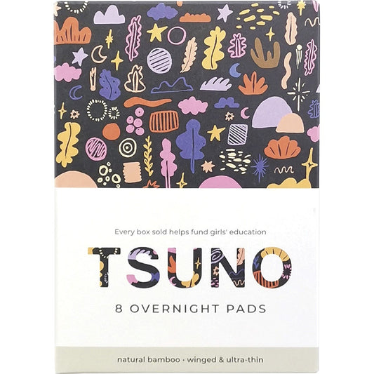 TSUNO Natural Bamboo Pads Overnight (Winged & Ultra-Thin) 8 - Cutprice Online