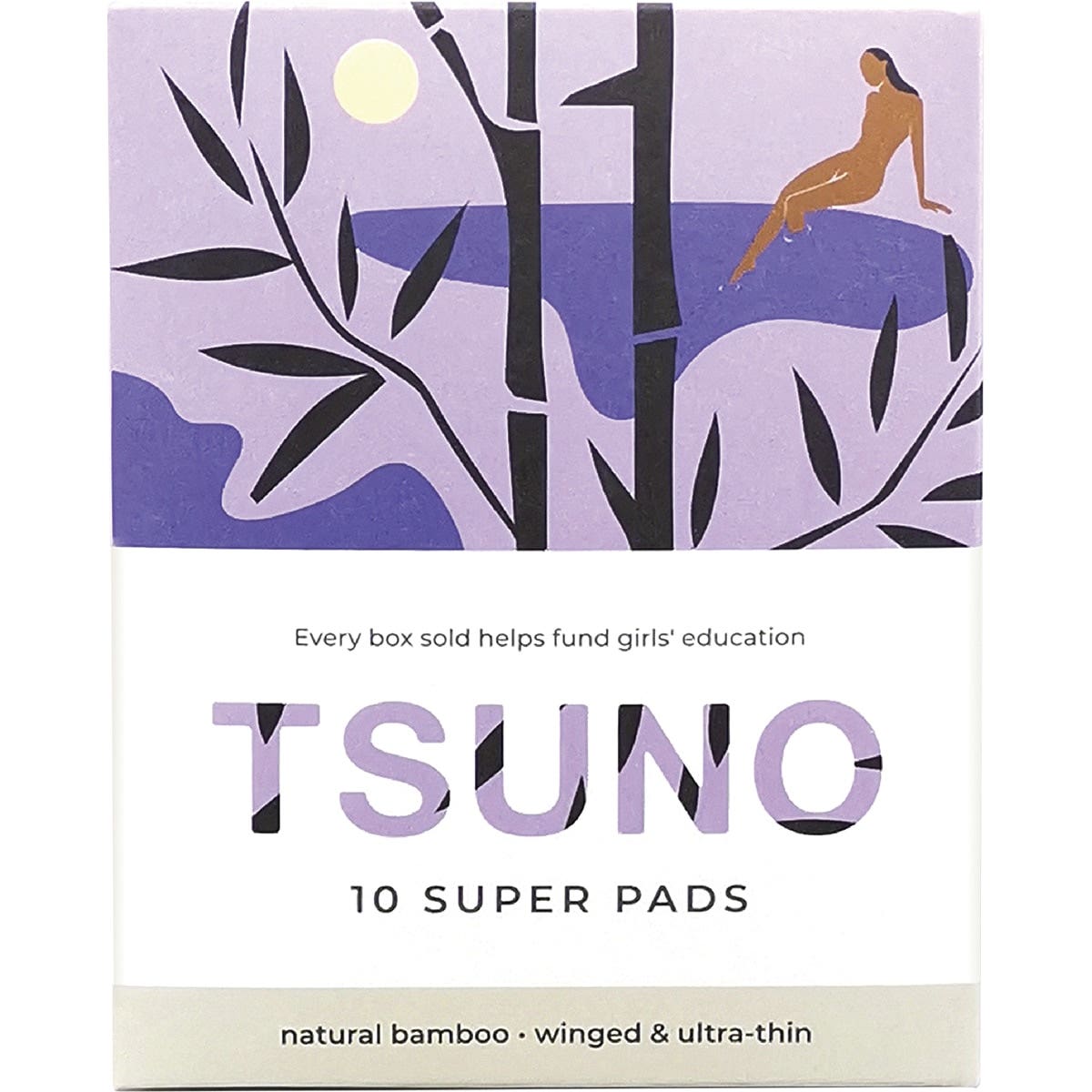 TSUNO Natural Bamboo Pads Super (Winged & Ultra-Thin) 10 - Cutprice Online