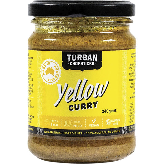 TURBAN CHOPSTICKS Curry Paste Yellow Curry 240g - Cutprice Online