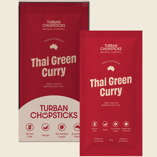 Turban Chopsticks Curry Paste Thai Green Curry 12x80g