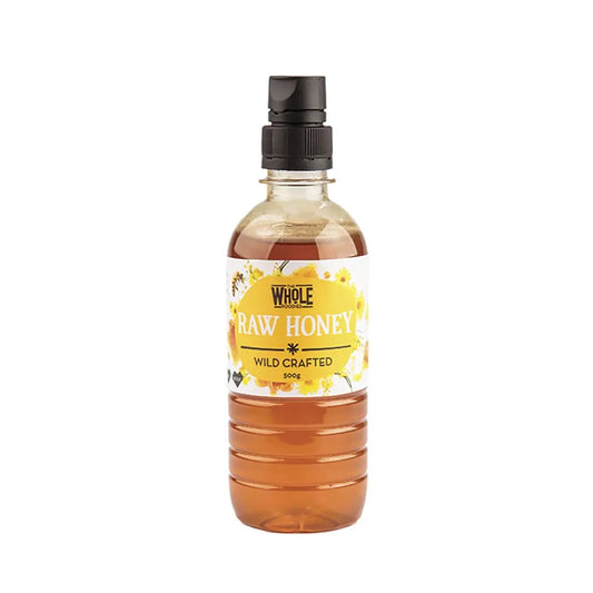 THE WHOLE FOODIES Honey (Wild Crafted) Squeeze 500g THE WHOLE FOODIES