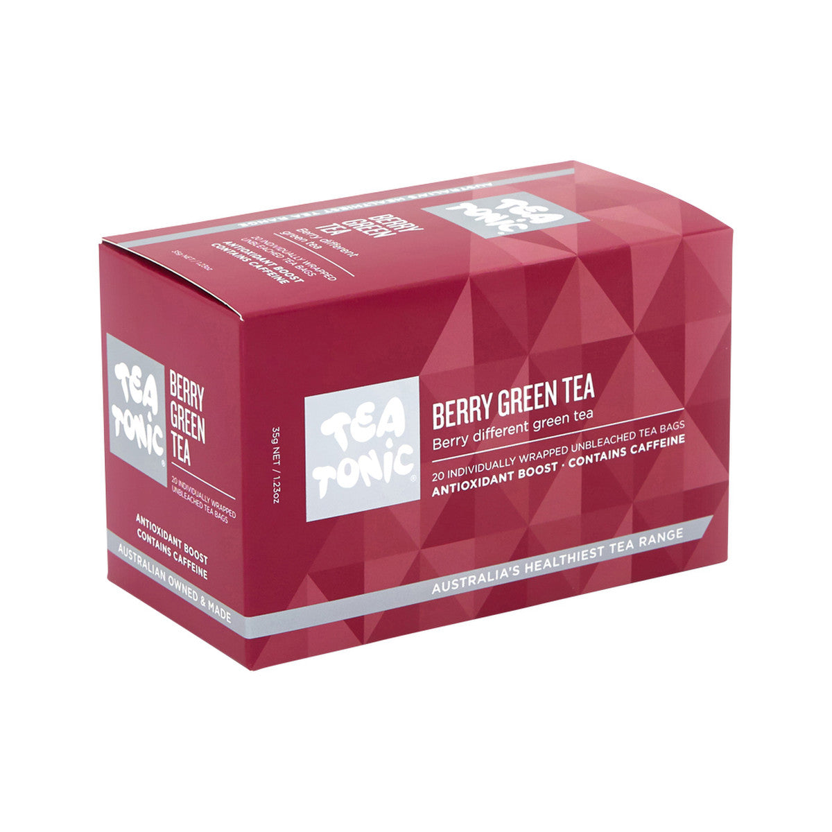 Tea Tonic Berry Green Tea x 20 Tea Bags - Cutprice Online