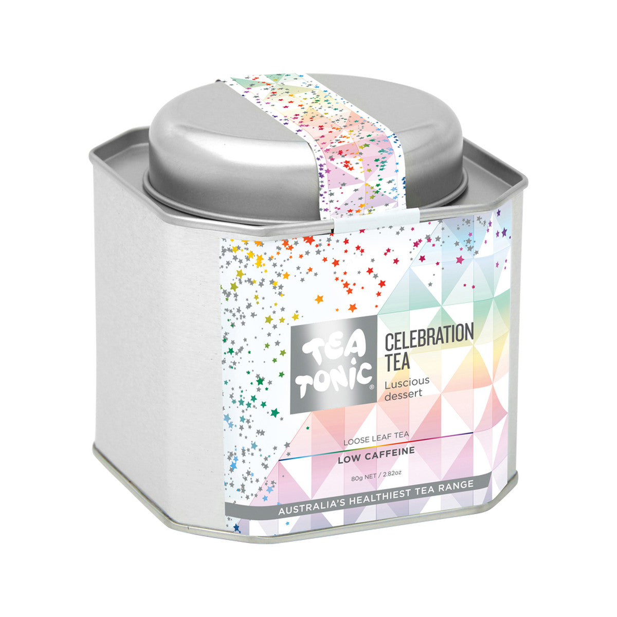 Tea Tonic Celebration Tea Caddy Tin 80g - Cutprice Online