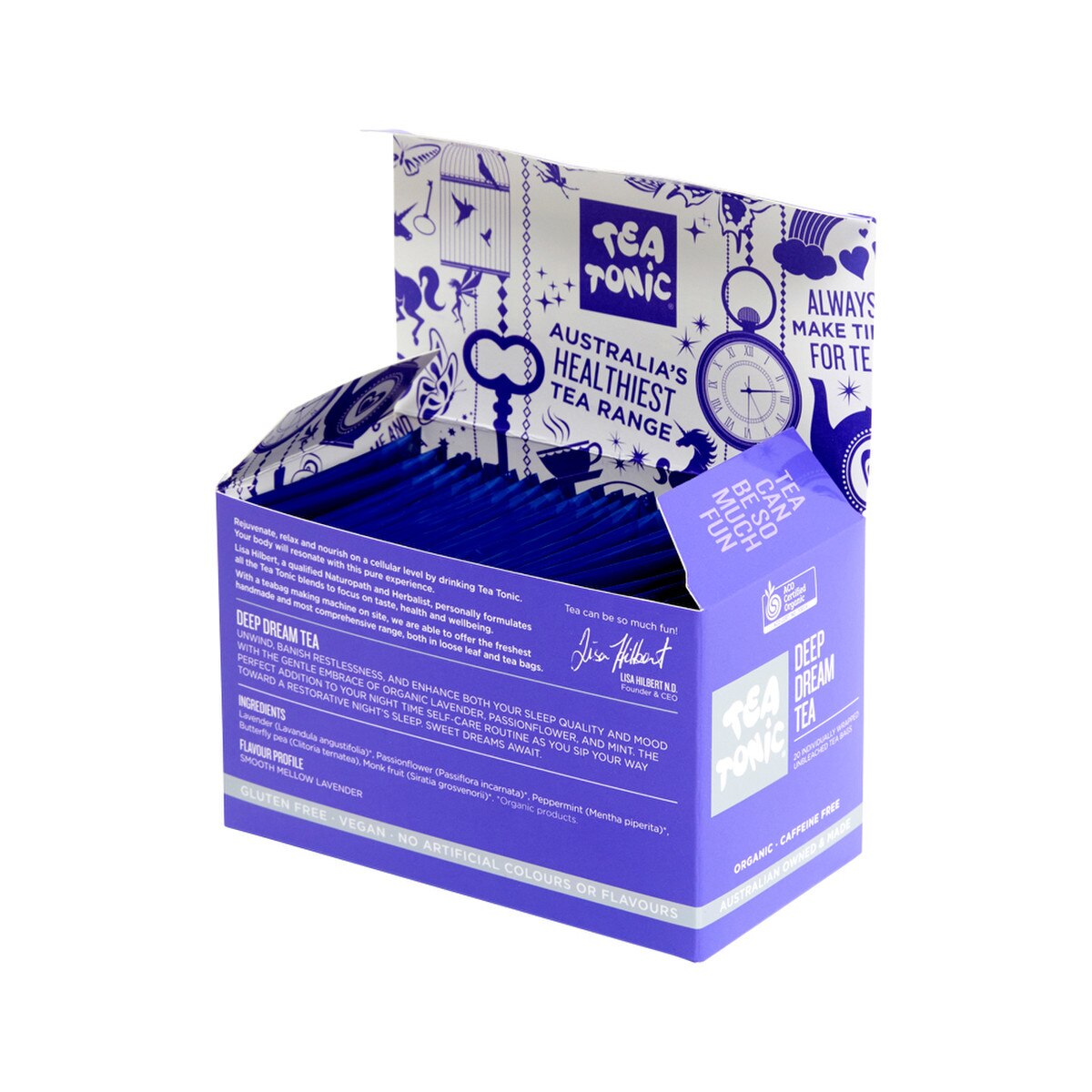 Tea Tonic Deep Dream Tea x 20 Tea Bags - Cutprice Online