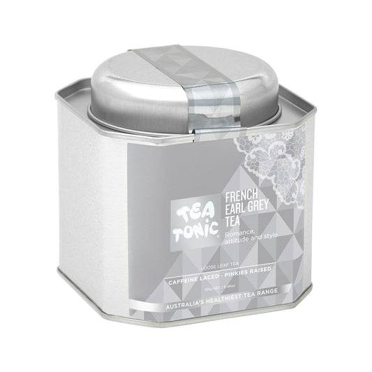 Tea Tonic French Earl Grey Tea Caddy Tin 155g - Cutprice Online
