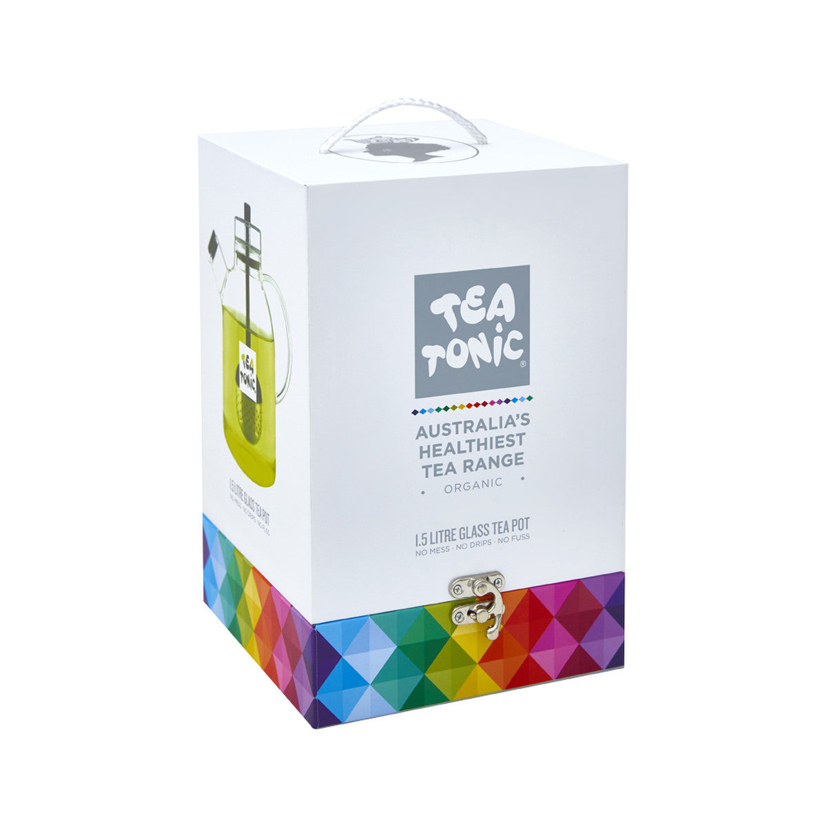 Tea Tonic Glass Tea Pot Large (6 cups) 1.5L - Cutprice Online
