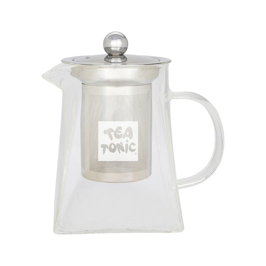 Tea Tonic Glass Tea Pot Square (2 cup volume) 400ml - Cutprice Online