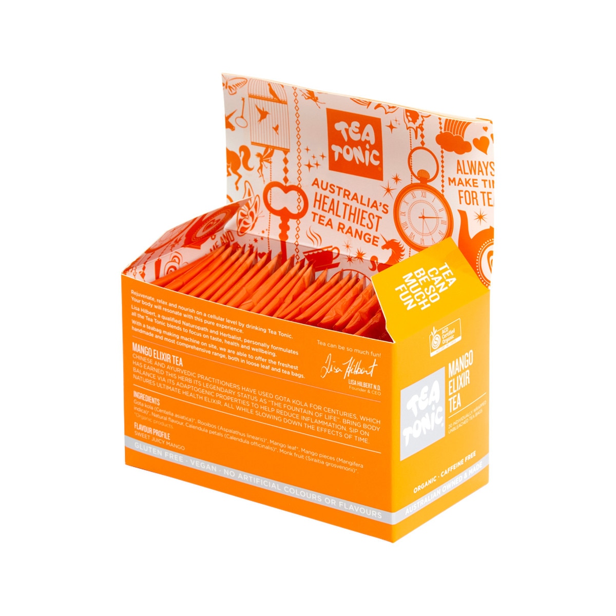 Tea Tonic Mango Elixir Tea x 20 Tea Bags - Cutprice Online
