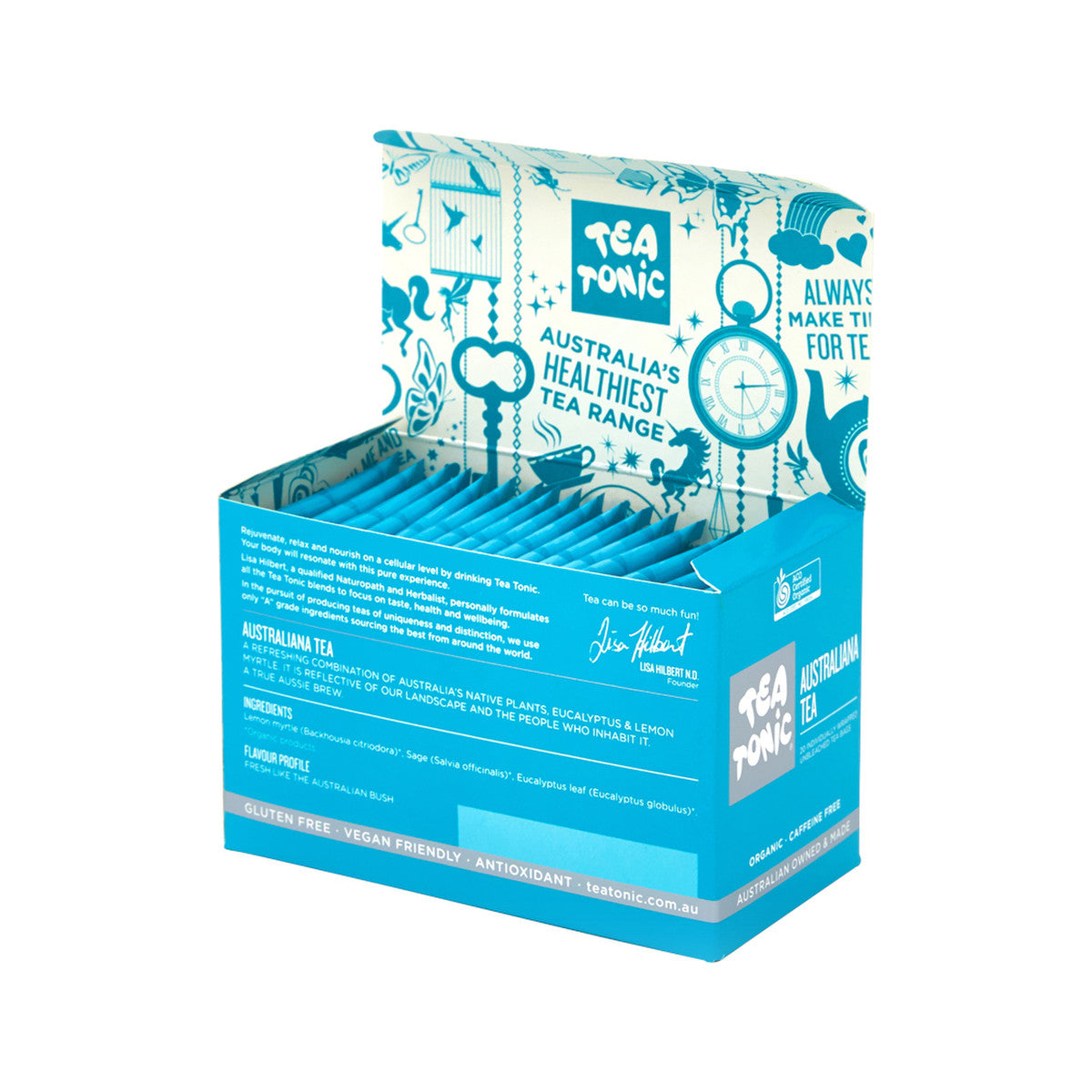 Tea Tonic Organic Australiana Tea x 20 Tea Bags - Cutprice Online