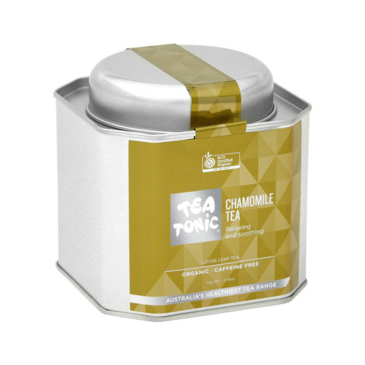 Tea Tonic Organic Chamomile Tea Caddy Tin 70g - Cutprice Online