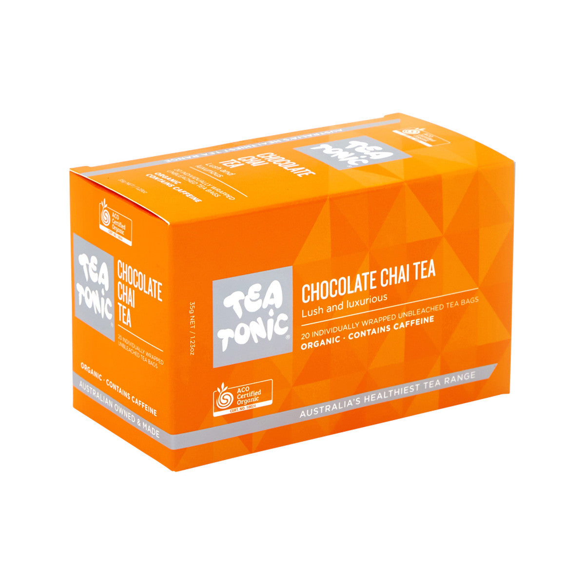 Tea Tonic Organic Chocolate Chai Tea x 20 Tea Bags - Cutprice Online