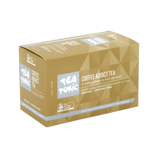 Tea Tonic Organic Coffee Addict Tea x 20 Tea Bags - Cutprice Online