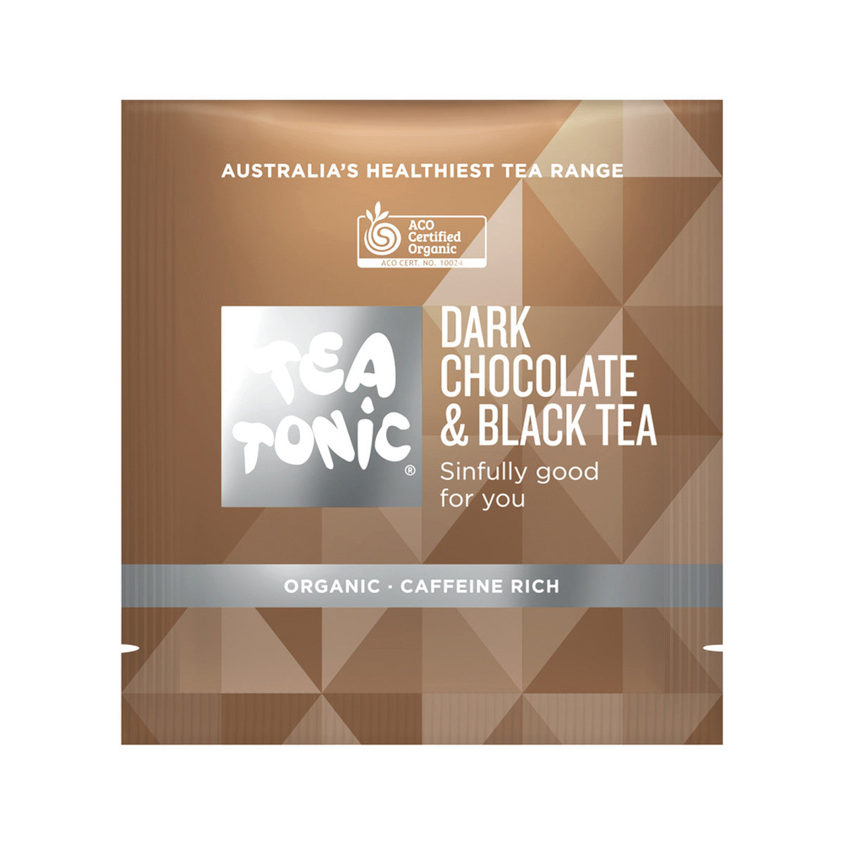 Tea Tonic Organic Dark Chocolate & Black Tea x 20 Tea Bags - Cutprice Online
