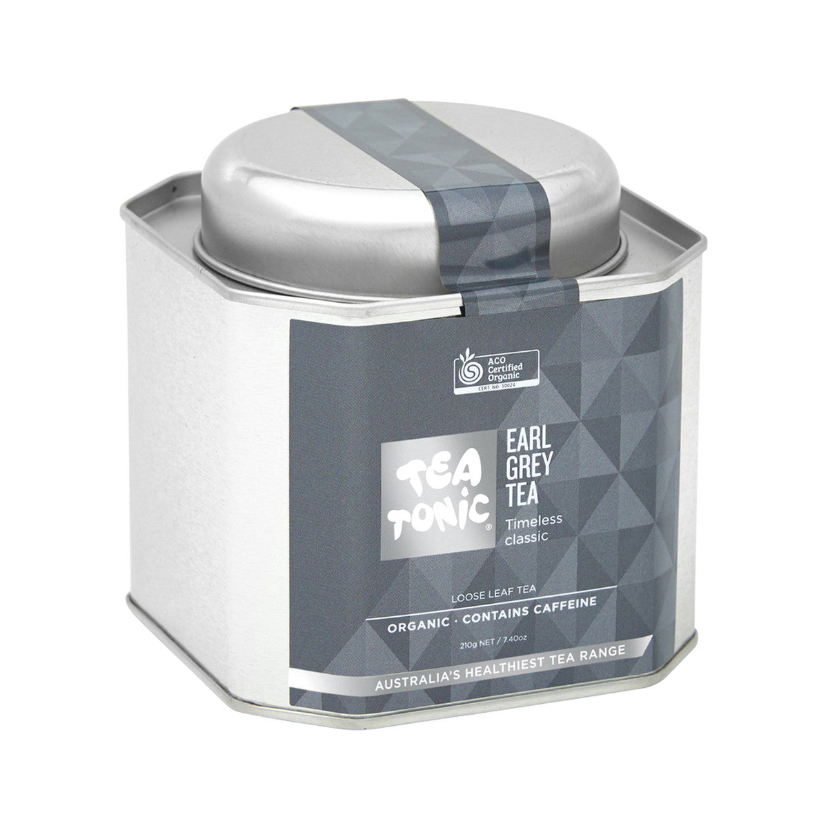 Tea Tonic Organic Earl Grey Tea Caddy Tin 210g - Cutprice Online