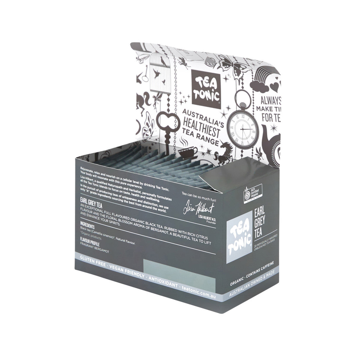 Tea Tonic Organic Earl Grey Tea x 20 Tea Bags - Cutprice Online
