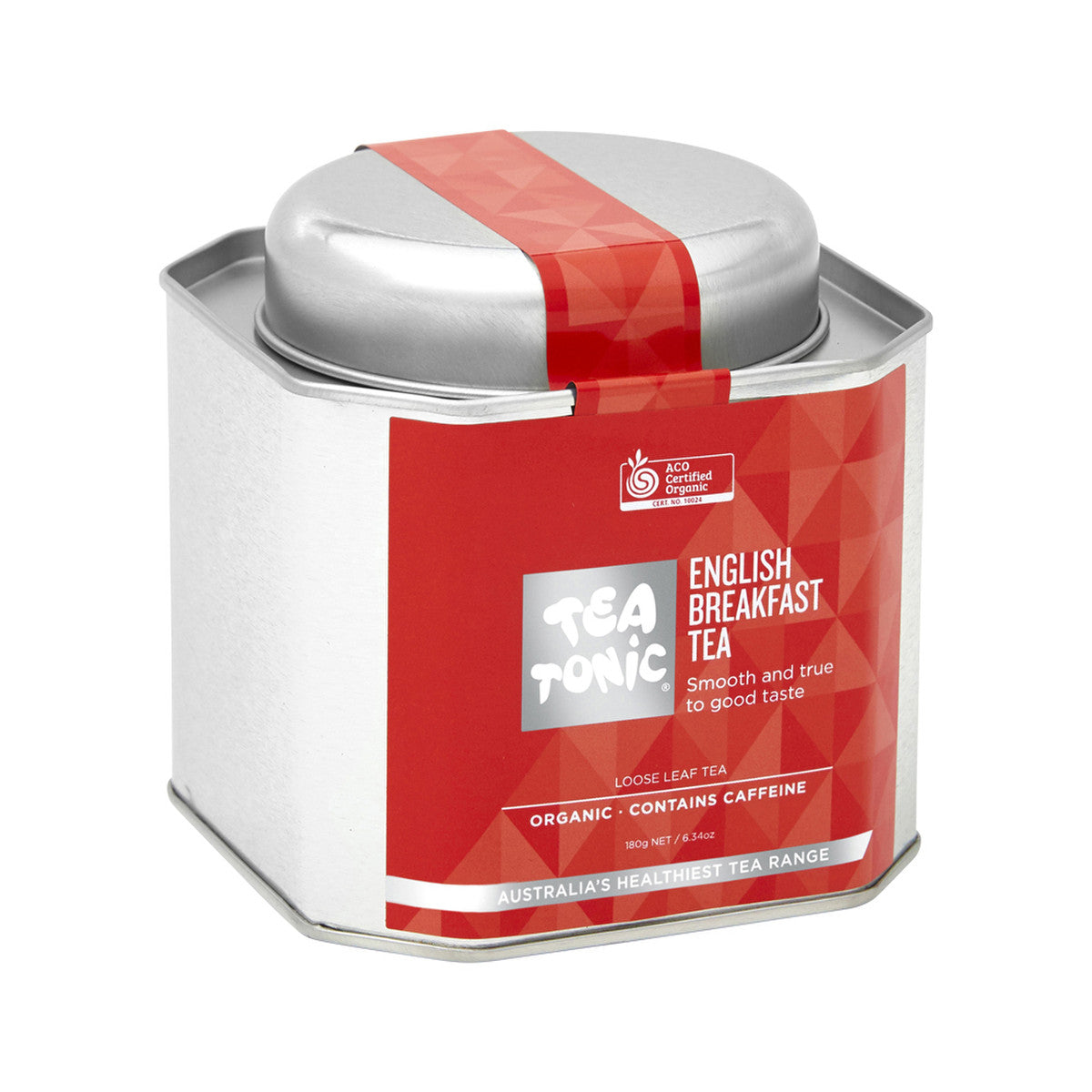 Tea Tonic Organic English Breakfast Tea Caddy Tin 180g - Cutprice Online
