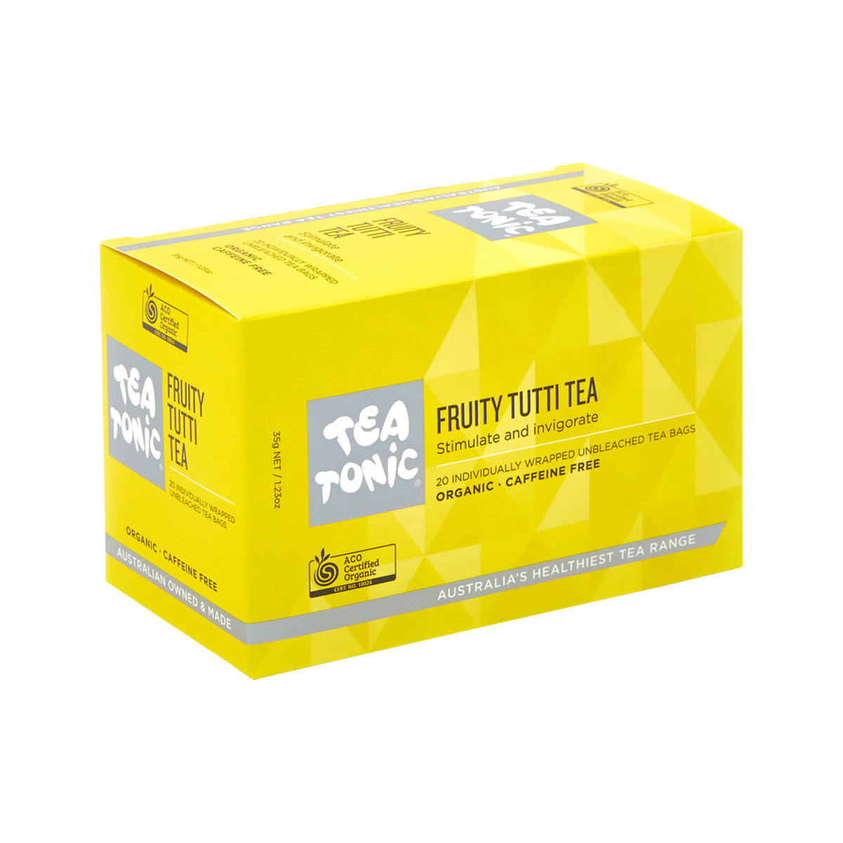 Tea Tonic Organic Fruity Tutti Tea x 20 Tea Bags - Cutprice Online