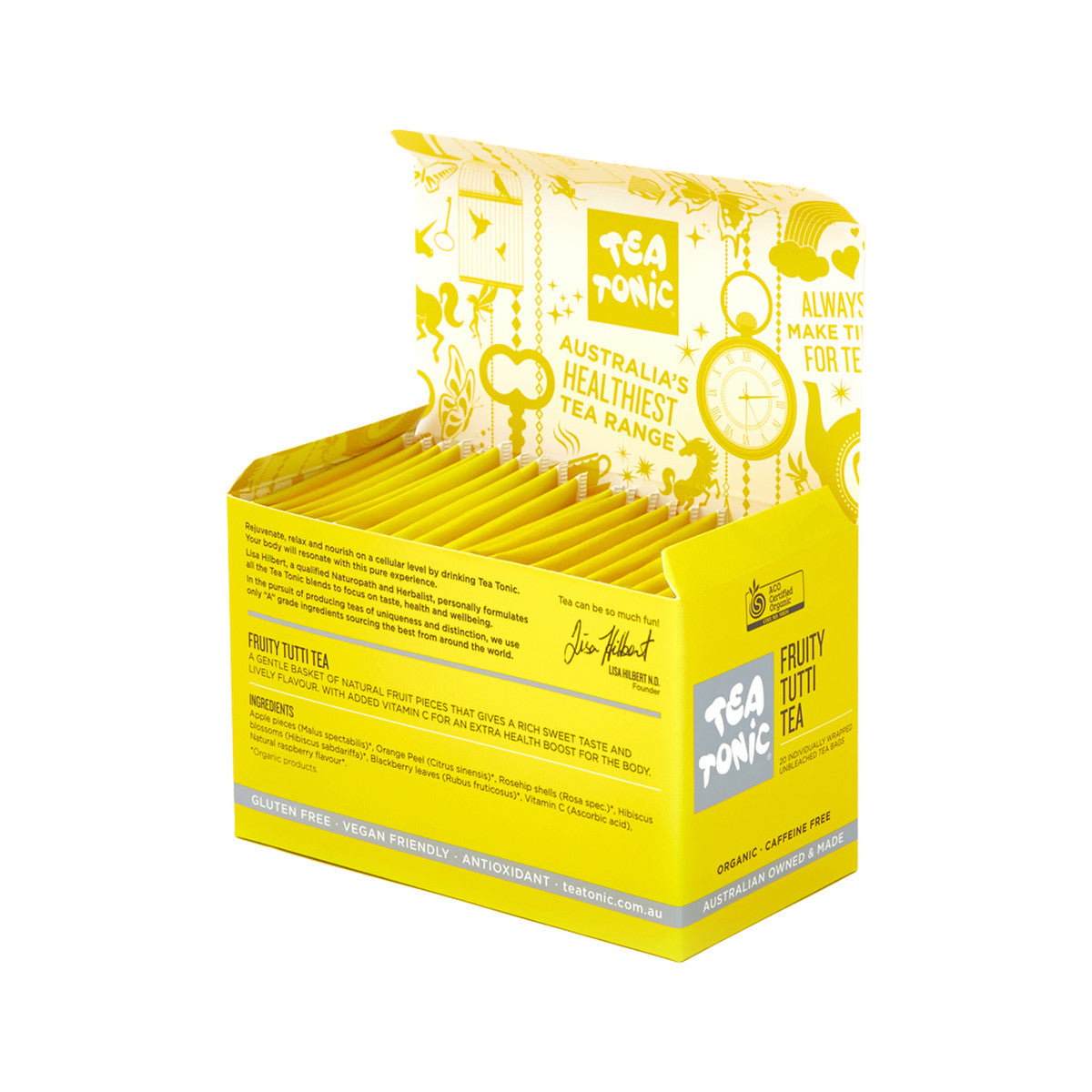 Tea Tonic Organic Fruity Tutti Tea x 20 Tea Bags - Cutprice Online