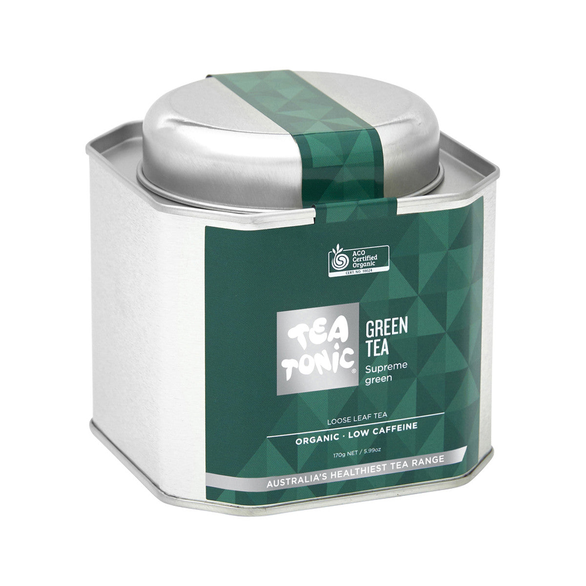 Tea Tonic Organic Green Tea Caddy Tin 170g - Cutprice Online
