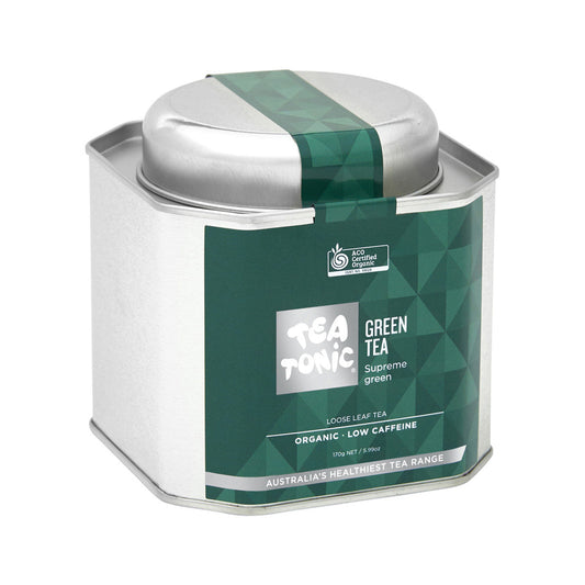 Tea Tonic Organic Green Tea Caddy Tin 170g - Cutprice Online