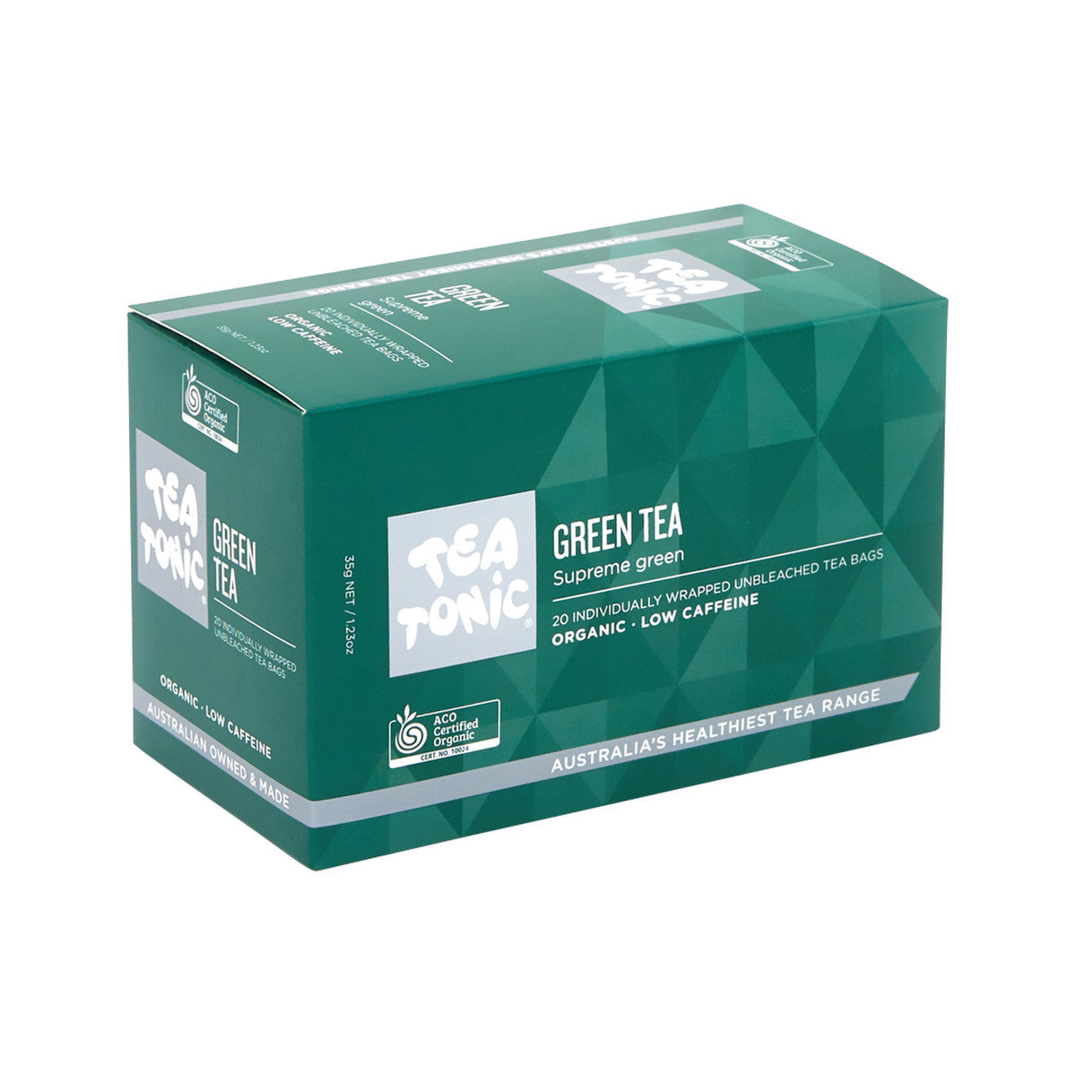 Tea Tonic Organic Green Tea x 20 Tea Bags - Cutprice Online