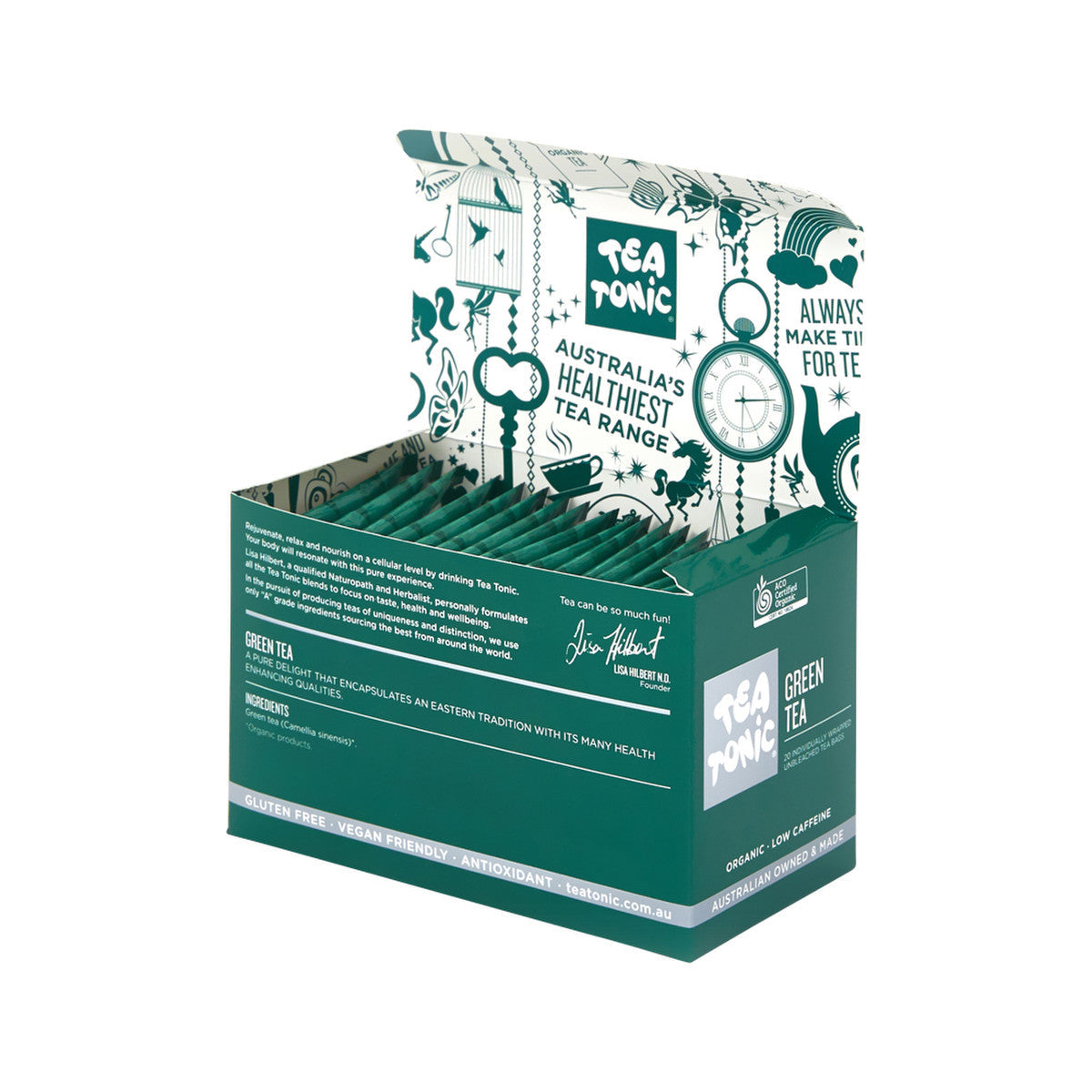 Tea Tonic Organic Green Tea x 20 Tea Bags - Cutprice Online