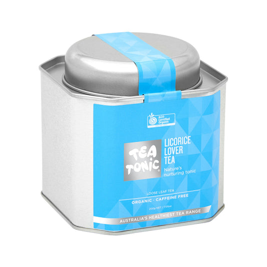 Tea Tonic Organic Licorice Lover Tea Caddy Tin 200g - Cutprice Online