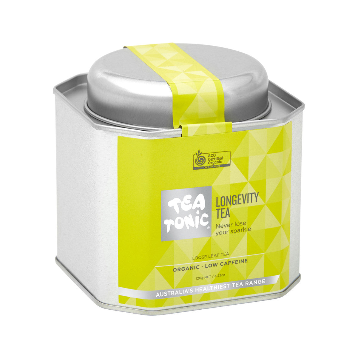 Tea Tonic Organic Longevity Tea Caddy Tin 120g - Cutprice Online