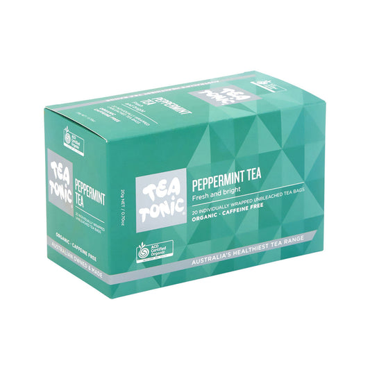 Tea Tonic Organic Peppermint Tea x 20 Tea Bags - Cutprice Online