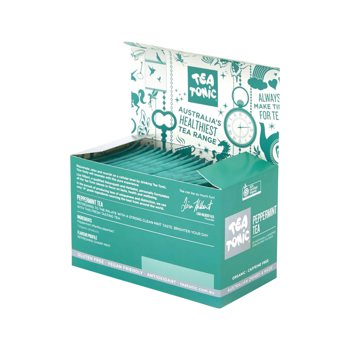 Tea Tonic Organic Peppermint Tea x 20 Tea Bags - Cutprice Online